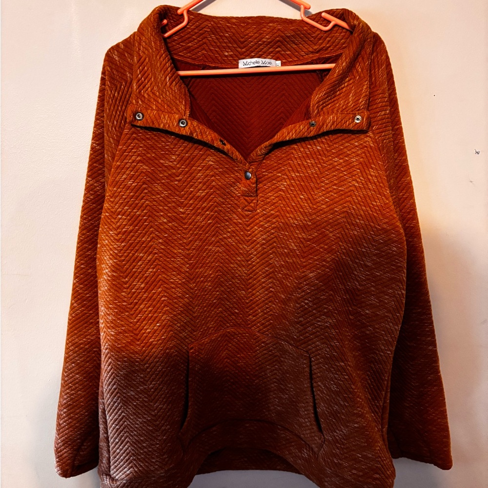 Michelle Mae Rust Orange Hoodie